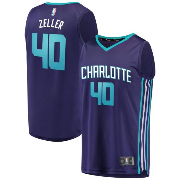 Cody Zeller Charlotte Hornets Fanatics Branded Youth Fast Break Replica Jersey Purple - Statement Edition