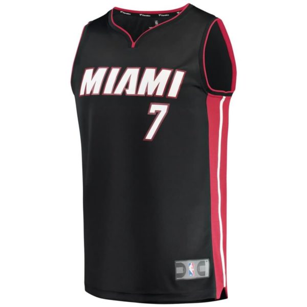 Goran Dragic Miami Heat Fanatics Branded Youth Fast Break Replica Jersey Black - Icon Edition