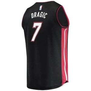 Goran Dragic Miami Heat Fanatics Branded Youth Fast Break Replica Jersey Black - Icon Edition