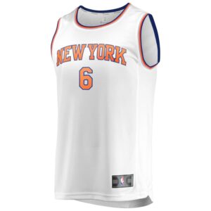 Kristaps Porzingis New York Knicks Fanatics Branded Youth Fast Break Replica Jersey White - Association Edition
