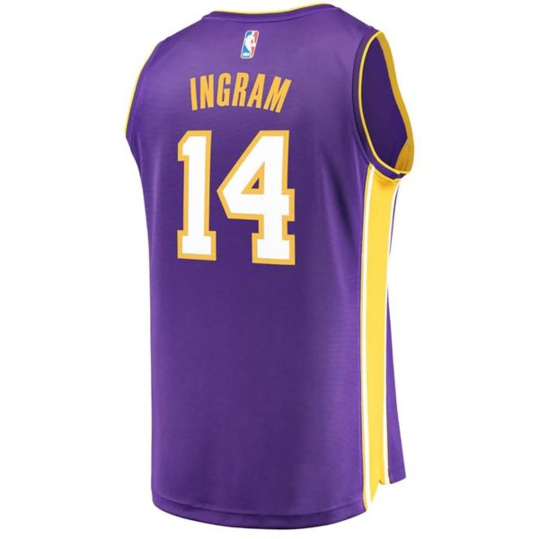 Brandon Ingram Los Angeles Lakers Fanatics Branded Youth Fast Break Replica Jersey Purple - Statement Edition