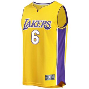 Jordan Clarkson Los Angeles Lakers Fanatics Branded Youth Fast Break Replica Jersey Gold - Icon Edition
