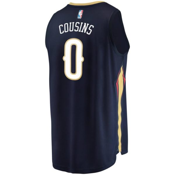 DeMarcus Cousins New Orleans Pelicans Fanatics Branded Youth Fast Break Replica Jersey Navy - Icon Edition