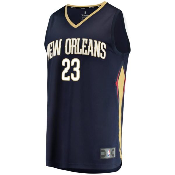 Anthony Davis New Orleans Pelicans Fanatics Branded Youth Fast Break Replica Jersey Navy - Icon Edition