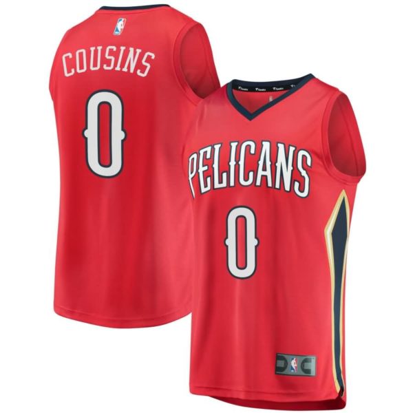 DeMarcus Cousins New Orleans Pelicans Fanatics Branded Youth Fast Break Replica Jersey Red - Statement Edition