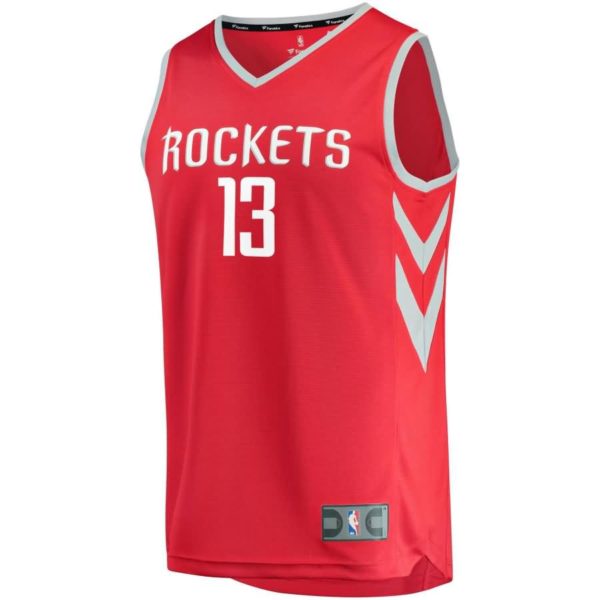 James Harden Houston Rockets Fanatics Branded Youth Fast Break Replica Jersey Red - Icon Edition