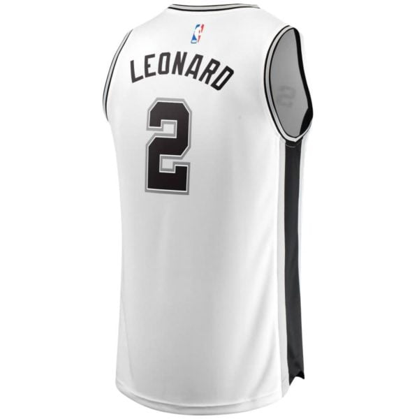 Kawhi Leonard San Antonio Spurs Fanatics Branded Youth Fast Break Replica Jersey White - Association Edition