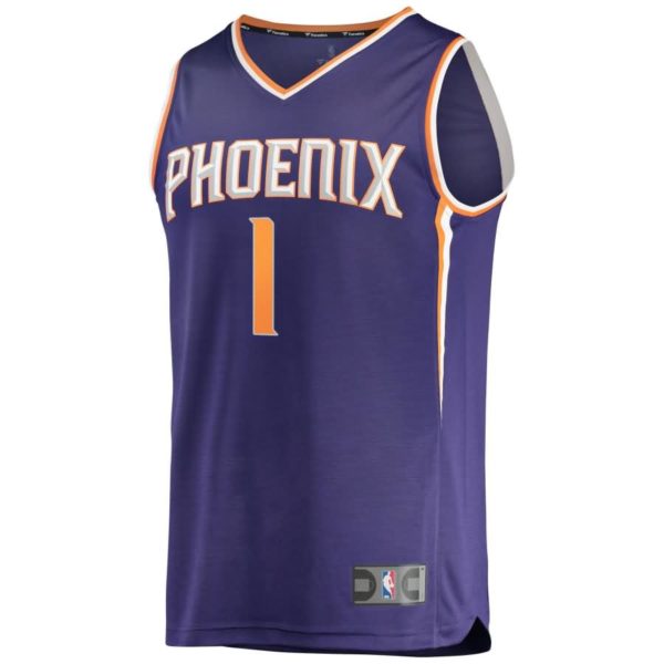 Devin Booker Phoenix Suns Fanatics Branded Youth Fast Break Replica Jersey Purple - Icon Edition