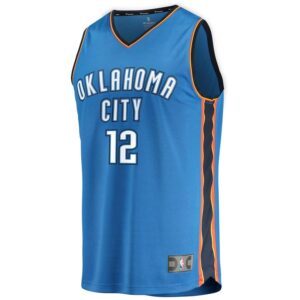Steven Adams Oklahoma City Thunder Fanatics Branded Youth Fast Break Replica Jersey Blue - Icon Edition