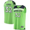 Karl-Anthony Towns Minnesota Timberwolves Fanatics Branded Youth Fast Break Replica Jersey Neon Green - Statement Edition