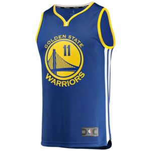 Klay Thompson Golden State Warriors Fanatics Branded Youth Fast Break Replica Jersey Royal - Icon Edition