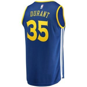Kevin Durant Golden State Warriors Fanatics Branded Youth Fast Break Replica Jersey Royal - Icon Edition