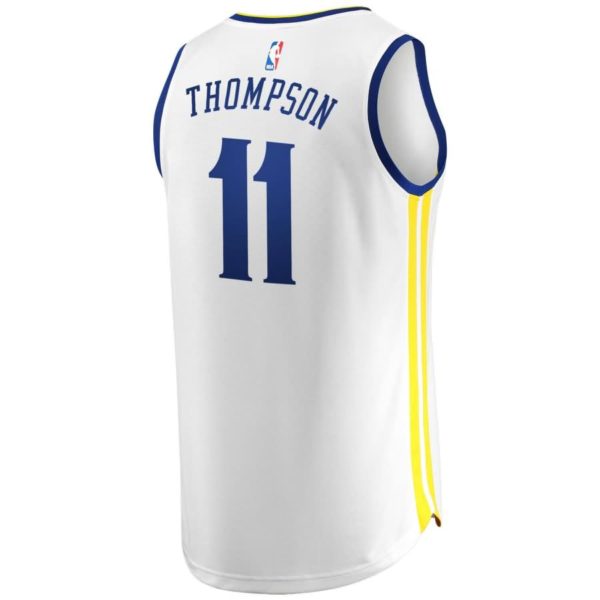 Klay Thompson Golden State Warriors Fanatics Branded Youth Fast Break Replica Jersey White - Association Edition