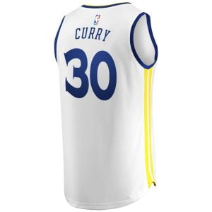 Stephen Curry Golden State Warriors Fanatics Branded Youth Fast Break Replica Jersey White - Association Edition