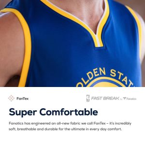Stephen Curry Golden State Warriors Fanatics Branded Youth Fast Break Replica Jersey White - Association Edition