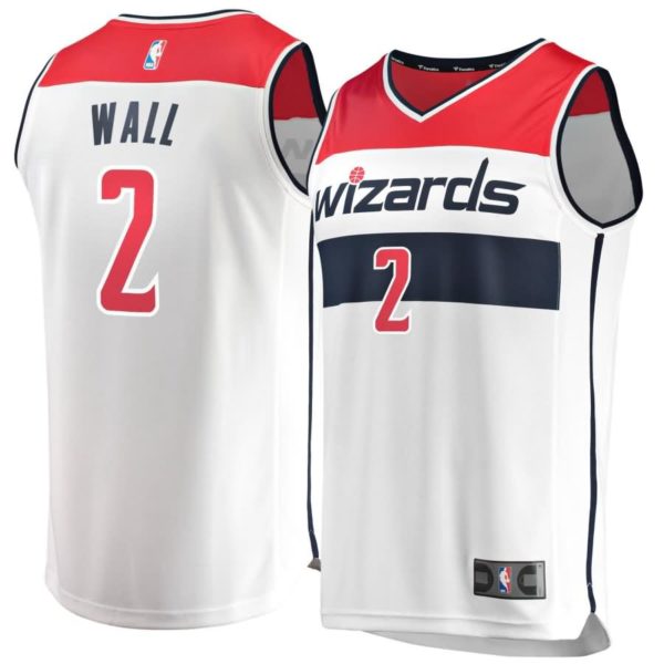 John Wall Washington Wizards Fanatics Branded Youth Fast Break Replica Jersey White - Association Edition