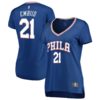 Joel Embiid Philadelphia 76ers Fanatics Branded Women's Fast Break Replica Jersey Royal - Icon Edition