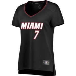 Goran Dragic Miami Heat Fanatics Branded Women's Fast Break Jersey Black - Icon Edition