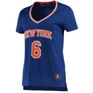 Kristaps Porzingis New York Knicks Fanatics Branded Women's Fast Break Replica Jersey Royal - Icon Edition