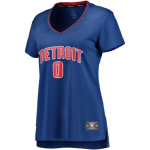 Andre Drummond Detroit Pistons Fanatics Branded Women's Fast Break Iconic Edition Jersey - Royal