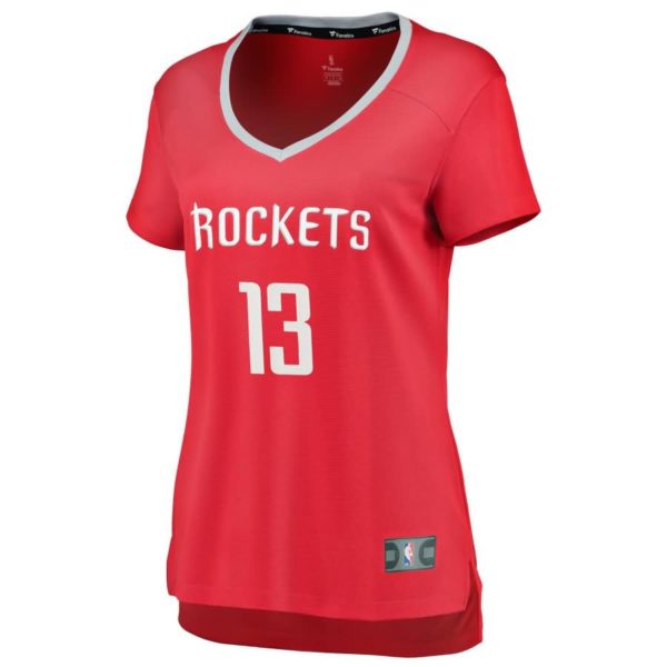 James Harden Houston Rockets Fanatics Branded Women's Fast Break Iconic Edition Jersey - Red