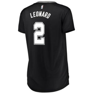 Kawhi Leonard San Antonio Spurs Fanatics Branded Women's Fast Break Replica Jersey Black - Icon Edition