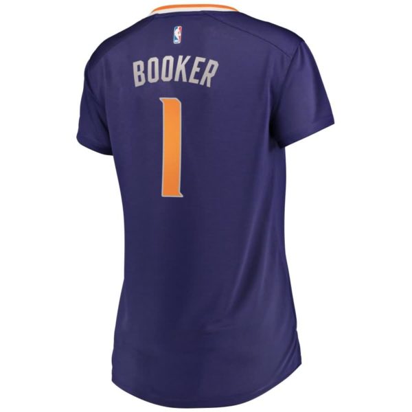 Devin Booker Phoenix Suns Fanatics Branded Women's Fast Break Replica Jersey Purple - Icon Edition