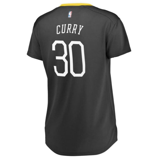 Stephen Curry Golden State Warriors Fanatics Branded Women's Fast Break Replica Statement Edition Jersey - Charcoal