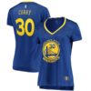 Stephen Curry Golden State Warriors Fanatics Branded Women's Fast Break Replica Jersey Royal - Icon Edition