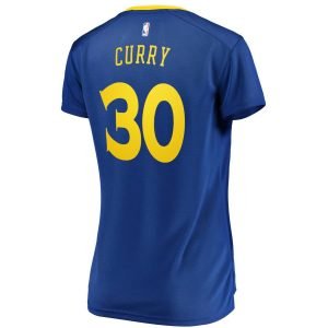 Stephen Curry Golden State Warriors Fanatics Branded Women's Fast Break Replica Jersey Royal - Icon Edition