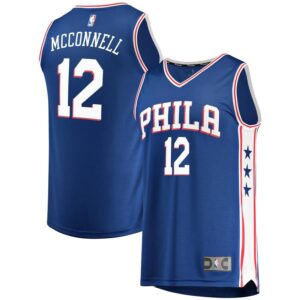 T.J. McConnell Philadelphia 76ers Fanatics Branded Fast Break Replica Jersey Royal - Icon Edition