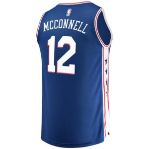 T.J. McConnell Philadelphia 76ers Fanatics Branded Fast Break Replica Jersey Royal - Icon Edition