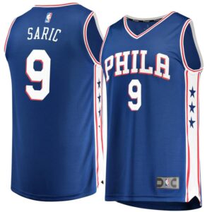 Dario Saric Philadelphia 76ers Fanatics Branded Fast Break Replica Jersey Royal - Icon Edition