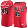 Denzel Valentine Chicago Bulls Fanatics Branded Fast Break Replica Jersey Red - Icon Edition