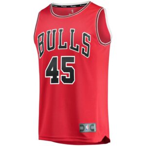Denzel Valentine Chicago Bulls Fanatics Branded Fast Break Replica Jersey Red - Icon Edition
