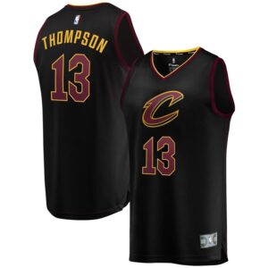 Tristan Thompson Cleveland Cavaliers Fanatics Branded Fast Break Replica Jersey Black - Statement Edition