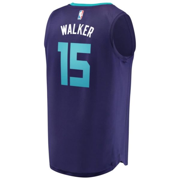 Kemba Walker Charlotte Hornets Fanatics Branded Fast Break Replica Jersey Purple - Statement Edition