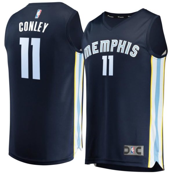 Mike Conley Memphis Grizzlies Fanatics Branded Fast Break Replica Jersey Navy - Icon Edition
