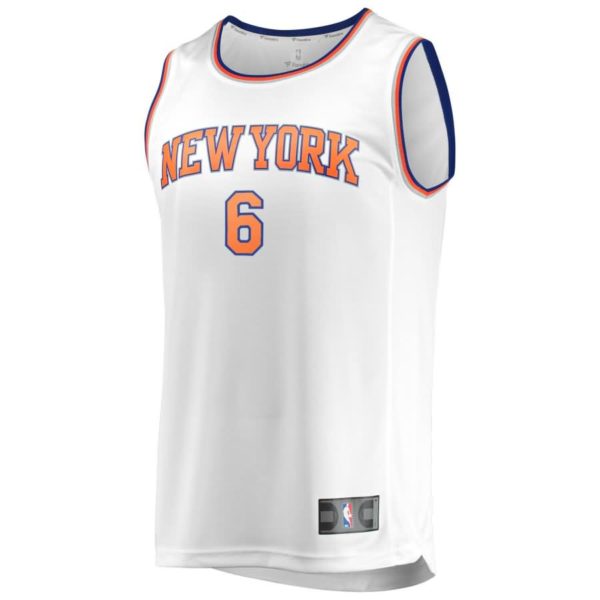 Kristaps Porzingis New York Knicks Fanatics Branded Fast Break Replica Jersey White - Association Edition