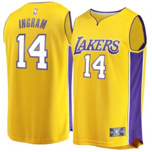 Brandon Ingram Los Angeles Lakers Fanatics Branded Fast Break Replica Jersey Gold - Icon Edition