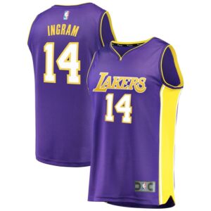 Brandon Ingram Los Angeles Lakers Fanatics Branded Fast Break Replica Jersey Purple - Statement Edition