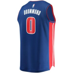 Andre Drummond Detroit Pistons Fanatics Branded Fast Break Replica Jersey Royal - Icon Edition