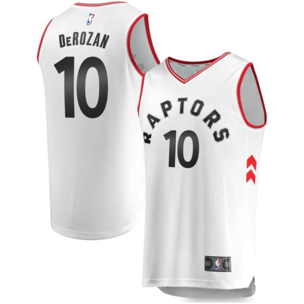 DeMar DeRozan Toronto Raptors Fanatics Branded Fast Break Replica Jersey White - Association Edition