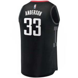Ryan Anderson Houston Rockets Fanatics Branded Fast Break Replica Jersey Black - Statement Edition