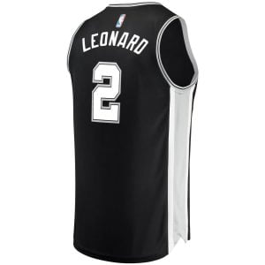 Kawhi Leonard San Antonio Spurs Fanatics Branded Fast Break Replica Jersey Black - Icon Edition