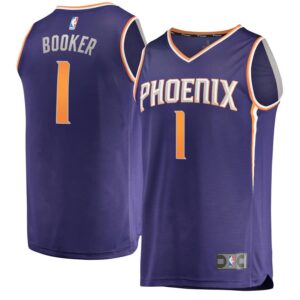 Devin Booker Phoenix Suns Fanatics Branded Fast Break Replica Jersey Purple - Icon Edition