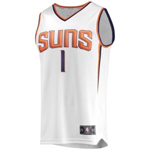 Devin Booker Phoenix Suns Fanatics Branded Fast Break Replica Jersey White - Association Edition