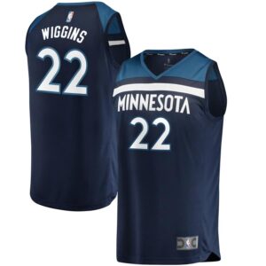 Andrew Wiggins Minnesota Timberwolves Fanatics Branded Fast Break Replica Jersey Navy - Icon Edition