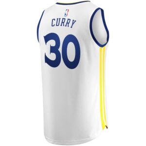 Stephen Curry Golden State Warriors Fanatics Branded Fast Break Replica Jersey White - Association Edition
