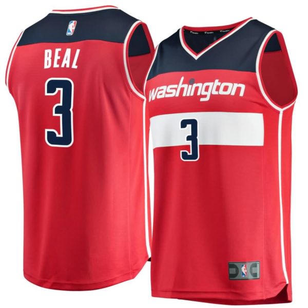Bradley Beal Washington Wizards Fanatics Branded Fast Break Replica Jersey Red - Icon Edition